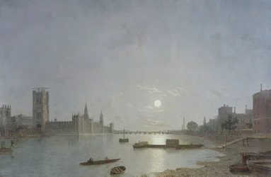 Westminster in Moonlight, c.1850
